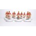 Subbuteo Andrew Table Soccer Denmark away World Cup Team on WSB Professional bases